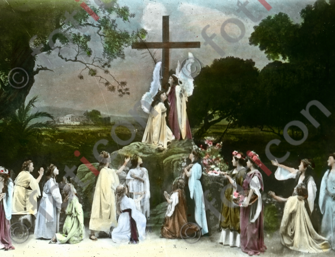 &quot;Verehrung des Kreuzes&quot; | &quot;Adoration of the Cross&quot; - Foto foticon-simon-105-041.jpg | foticon.de - Bilddatenbank für Motive aus Geschichte und Kultur